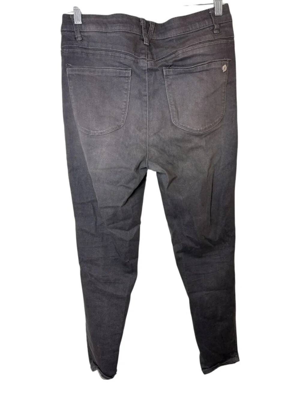 Democracy Ab Solution Gray Mid Rise Skinny Ankle Jeans Size 10